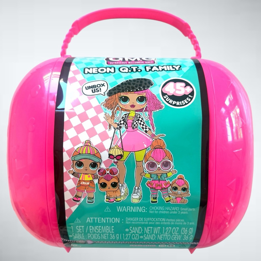 NEW LOL OMG Limited Edition NEON Q.T. Family 45+ Surprises